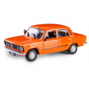 Pojazd prl fiat 125p pomarańczowy