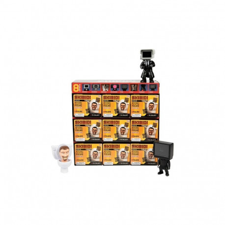 Skibidi toilet - display 9 sztuk tajemnicze figurki