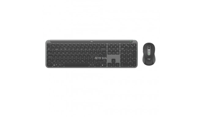 Logitech 920-012488 keyboard Mouse included Office RF Wireless + Bluetooth QWERTY Nordic Graphite