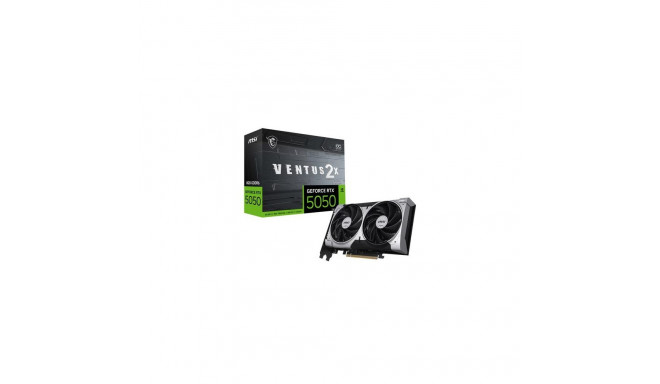 MSI GEFORCE RTX 5050 8G VENTUS 2X OC graphics card NVIDIA 8 GB GDDR6