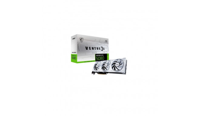 MSI VENTUS GEFORCE RTX 5080 16G 3X OC WHITE graphics card NVIDIA 16 GB GDDR7