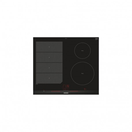 Siemens EX675LEC1E hob Aluminium, Black Built-in Zone induction hob 4 zone(s)