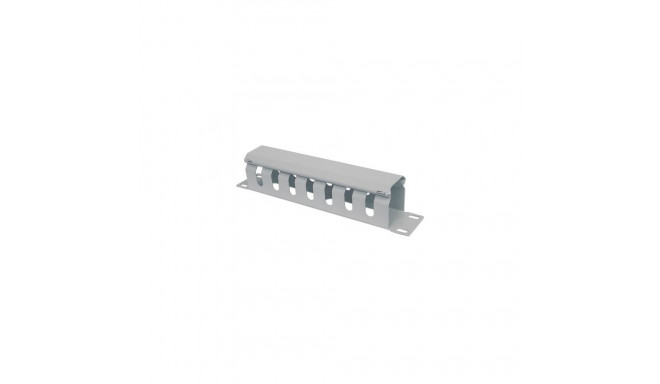 Intellinet 10&quot; Cable Management Panel, 1U, Covered, Grey