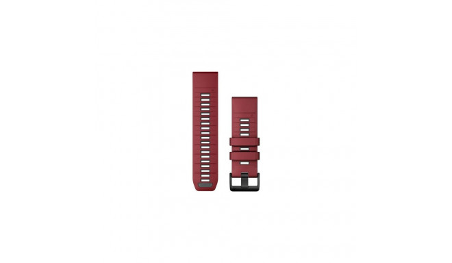Garmin QuickFit Band Graphite, Red Silicone