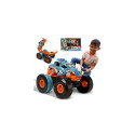 Hot Wheels Monster Trucks HW Transforming Rhinomite RC in 1:12 Scale with 1:64 Scale Toy Truck