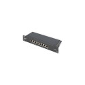 Digitus CAT 6, Class E Patch Panel, shielded, black