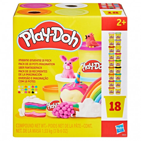 PLAY-DOH compound Imagine Anything 18-pack
