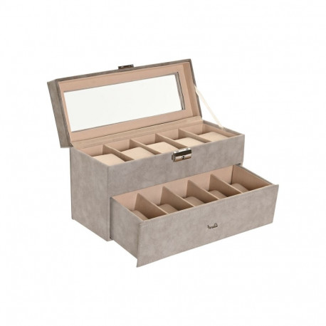 Ehteaegas Home ESPRIT Hall Polüuretaan Kristall Puit MDF 27,5 x 11 x 15 cm