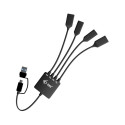 USB-C/A Cable 4HU B 2xUSB-C 2xUSB-A