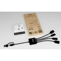 USB-C/A Cable 4HU B 2xUSB-C 2xUSB-A