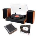 Turntable AD1915 USB Bluetooth Speakers