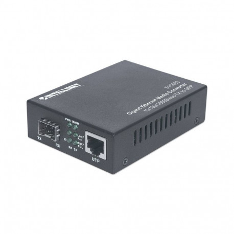 Intellinet Network Solutions MEDIA 10/100/1000BASE-TX fiiberoptiline konverter – SFP pesa GBIC (5104