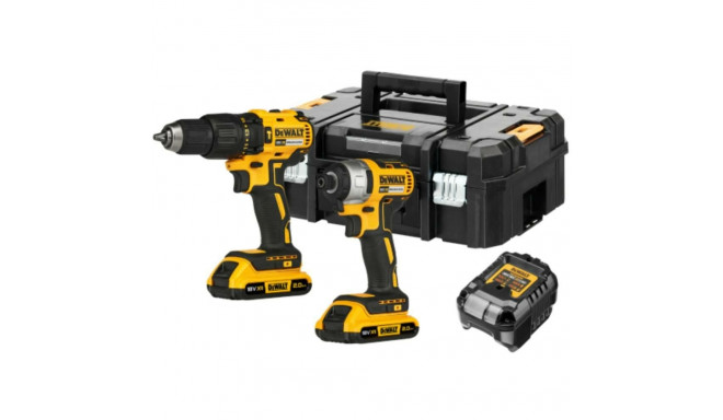 DEWALT.COMBO KIT 18V DCK2060D2T (DCD778+DCF787) 2x2.0Ah TSTAK II