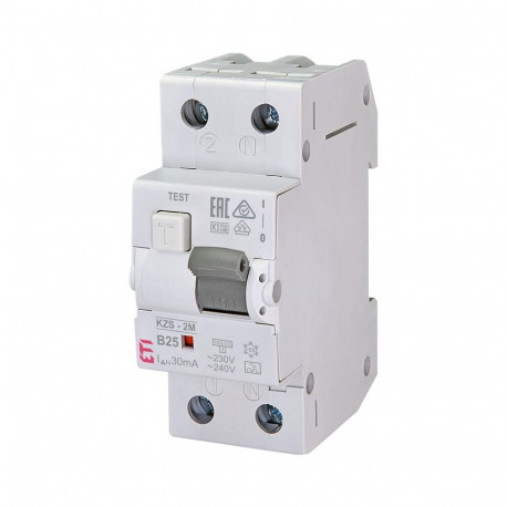 RELAY CURR LEAK 2P 25A 30MA KZS-2M AUTO
