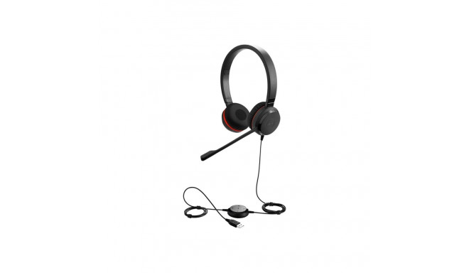 JABRA Evolve 20SE MS stereo eriväljaanne on-ear juhtmega USB sertifitseeritud Skype for Business jao
