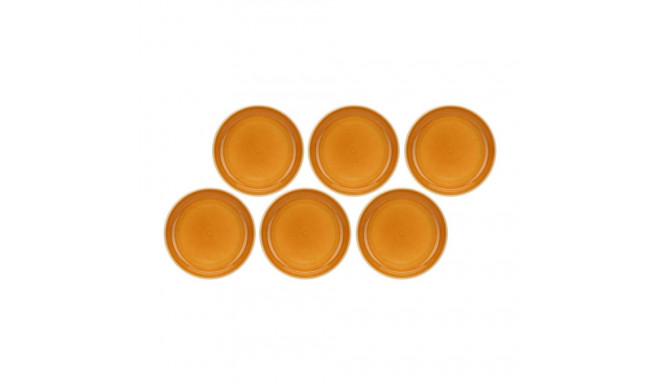 ROSE&TULIPANI 6 Soup Plates Set Orange