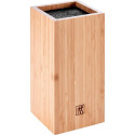 Universal bamboo knife block