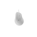NATEC CRAKE 2 PRO 12800DPI VERTICAL MOUSE WHITE PROGRAMMABLE OPTICAL