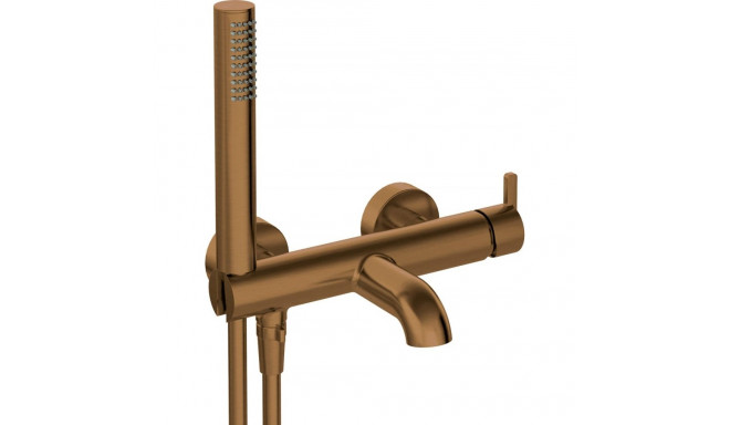 Bath mixer with shower set