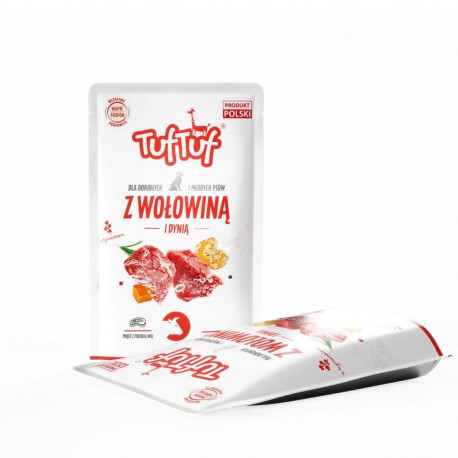 TUF TUF Beef with pumpkin - wet dog food - 500g