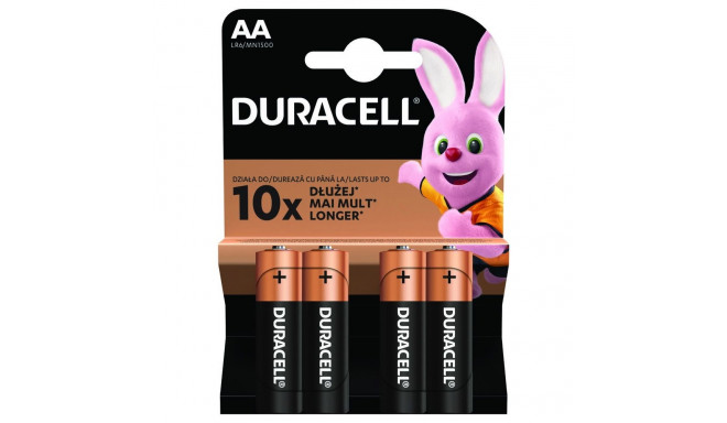 Battery - Duracell Basic MN1500 AA 1.5V Alkaline 4-pack