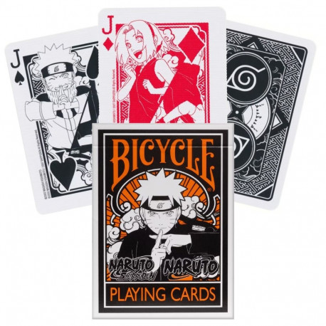 Playing Cards - Bicycle Naruto Deck 52 Cards 4 Jokers 63.5 x 88.9 mm