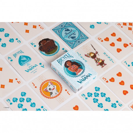 Playing Cards - Disney Vaiana Bicycle Deck 52 Cards with Jokers