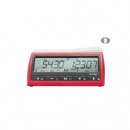 Chess Clock - DGT3000 FIDE-Approved with 24 Preset Time Controls