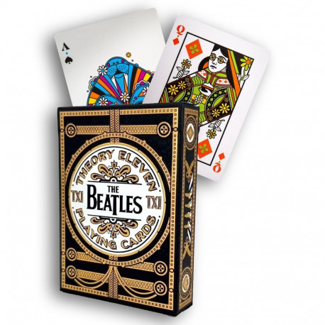 Playing Cards - The Beatles Special Edition 52 Cards with Jokers Black