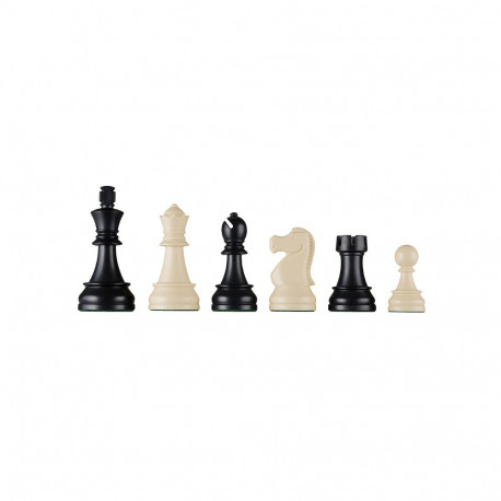 Chess Piece Set - DGT Plastic Chess Pieces 86 mm, 32 Pieces, Netherlands
