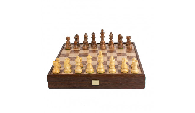 Chess Set - Manopoulos Riešutmedžsio 35x35cm Staunton Pieces 7.6cm Height