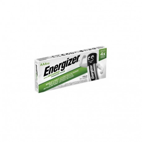 Rechargeable Battery - Energizer HR03 AAA 700mAh 1.2V NiMH Pack of 10