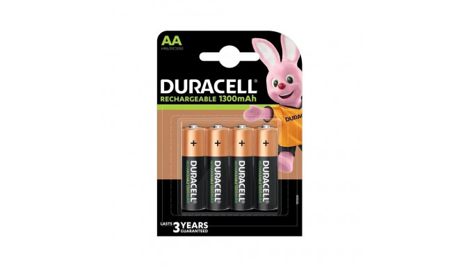 Battery - Duracell AA 1300 mAh Rechargeable NiMH 4-pack