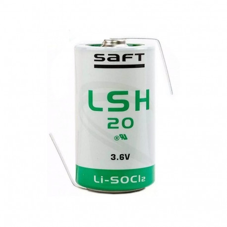 Battery - Saft LSH20 ER-D 3.6V 13000mAh Lithium with U-Terminals