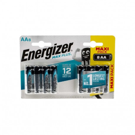 Battery - Energizer Max Plus AA 8-pack 10-Year Shelf Life