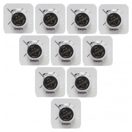 Battery - Energizer 386 301 Silver Oxide 1.55V 10 Pack