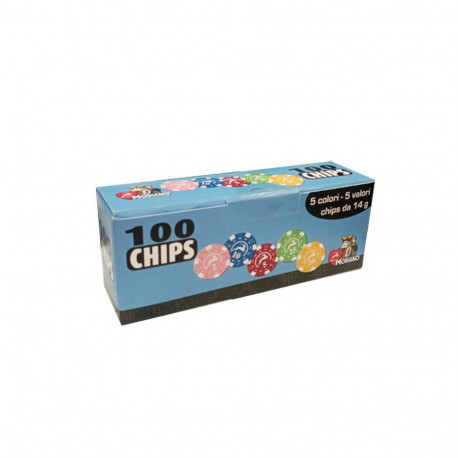 Gaming Accessories - Modiano Poker Chip Set 14g 100 pcs with Stand