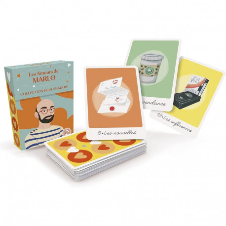 Tarot Card Deck - Les Amours de Marlo Kortos 55 Oracle Cards Compact Format