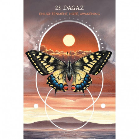 Divination Cards - Animal Guide Rune Kortos 25 Cards 288-Page Guidebook