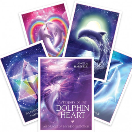 Oracle Card Deck - Blue Angel Whispers of the Dolphin Heart 44 Cards English Blue Angel