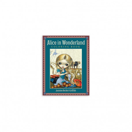 Coloring Book - Alice In Wonderland 104 Pages 150 gsm 27.5x21.5 cm