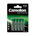 Battery - Camelion AAA Super Heavy Duty Zinc-Carbon 1.5V 4 Pack