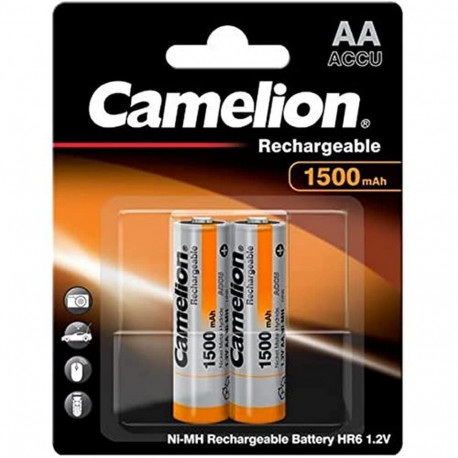 Battery - Camelion HR6 AA 1500mAh Rechargeable 2pcs