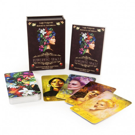 Oracle Card Deck - The Flowerwise Oracle 44 Cards with Guidebook