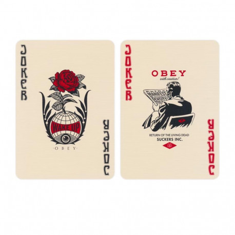 Playing Cards - OBEY Collage Theory11 56 Poker Cards, 2 Jokers