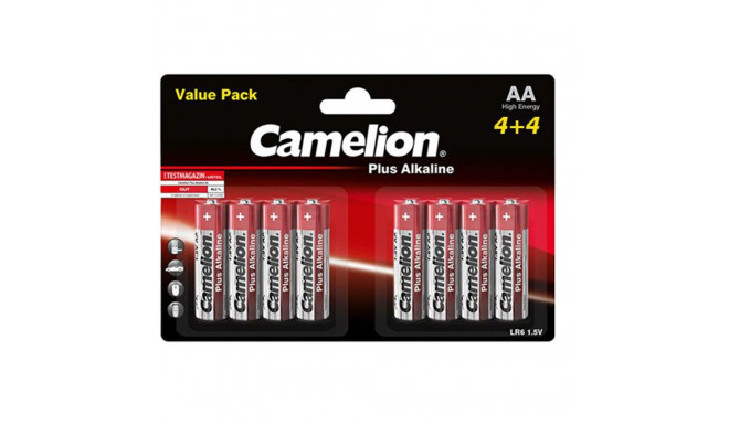 Battery - Camelion LR6 AA Plus 1.5V Alkaline Batteries 8 pcs