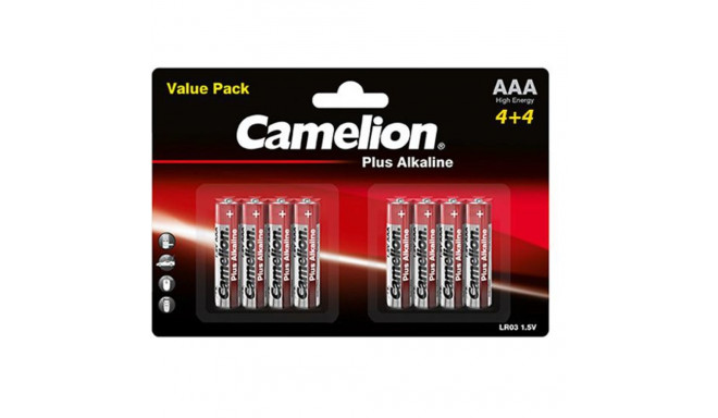Battery - Camelion LR03 AAA Plus 1.5V Alkaline 8 pcs