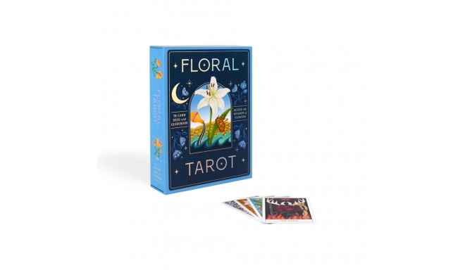 Tarot Card Deck - Floral Taro 78 Cards with 80-Page Guide 15.8x21x4.8 cm