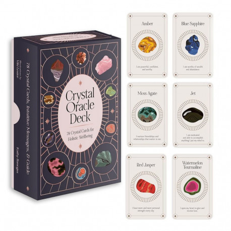 Oracle Card - Crystal Orakulo 78 Cards with Booklet 8.9x13.5x4.1cm 380g