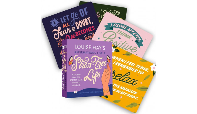 Affirmation Cards - Hay House Affirmations for a Stress-Free Life 12 Cards